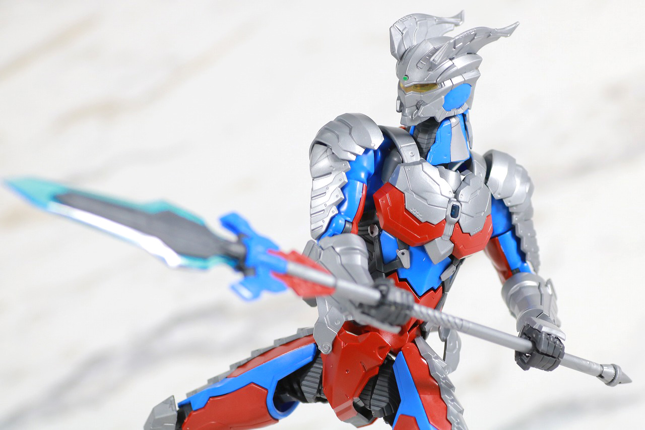 Figure-rise Standard ULTRAMAN ZERO SUIT　ウルトラマンゼロ　レビュー　アクション