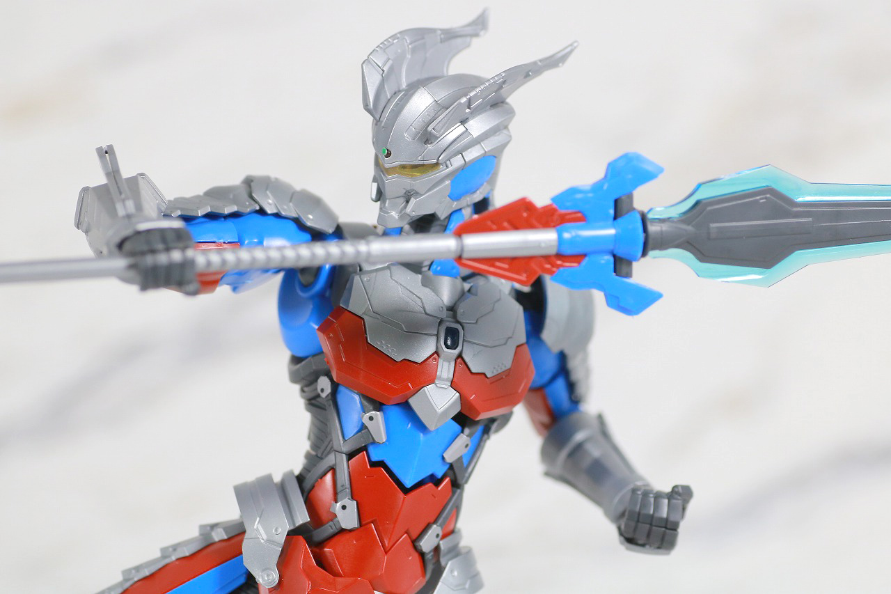 Figure-rise Standard ULTRAMAN ZERO SUIT　ウルトラマンゼロ　レビュー　アクション