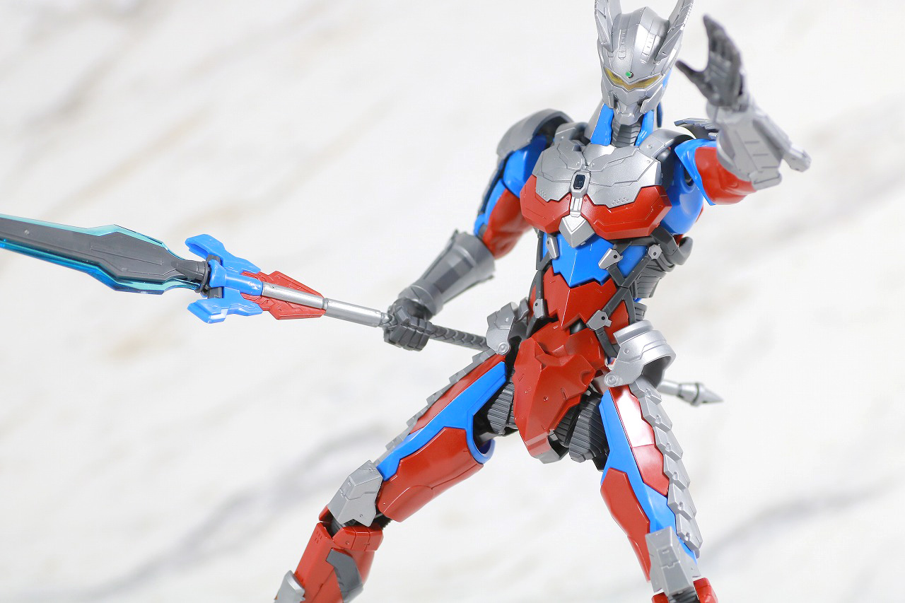 Figure-rise Standard ULTRAMAN ZERO SUIT　ウルトラマンゼロ　レビュー　アクション