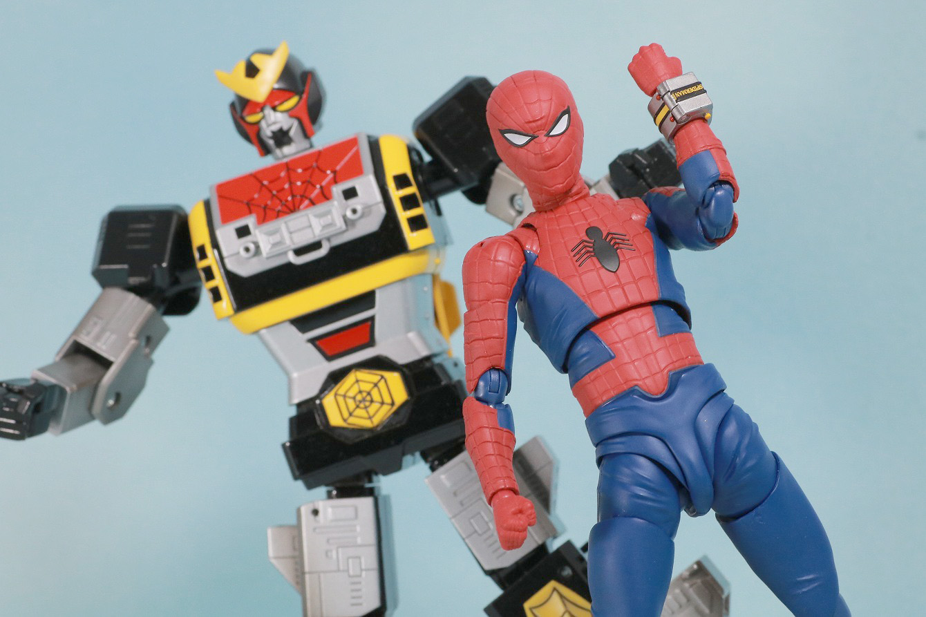 S.H.フィギュアーツ　スパイダーマン　東映版　レビュー　アクション　超合金魂　レオパルドン