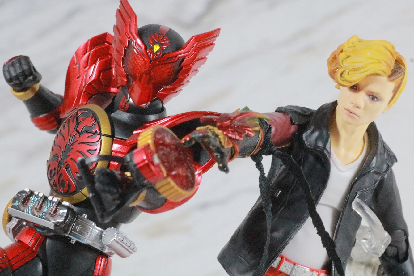 S.H.フィギュアーツ　仮面ライダーオーズ　タジャドルコンボ　真骨彫製法　レビュー　アクション　アンク