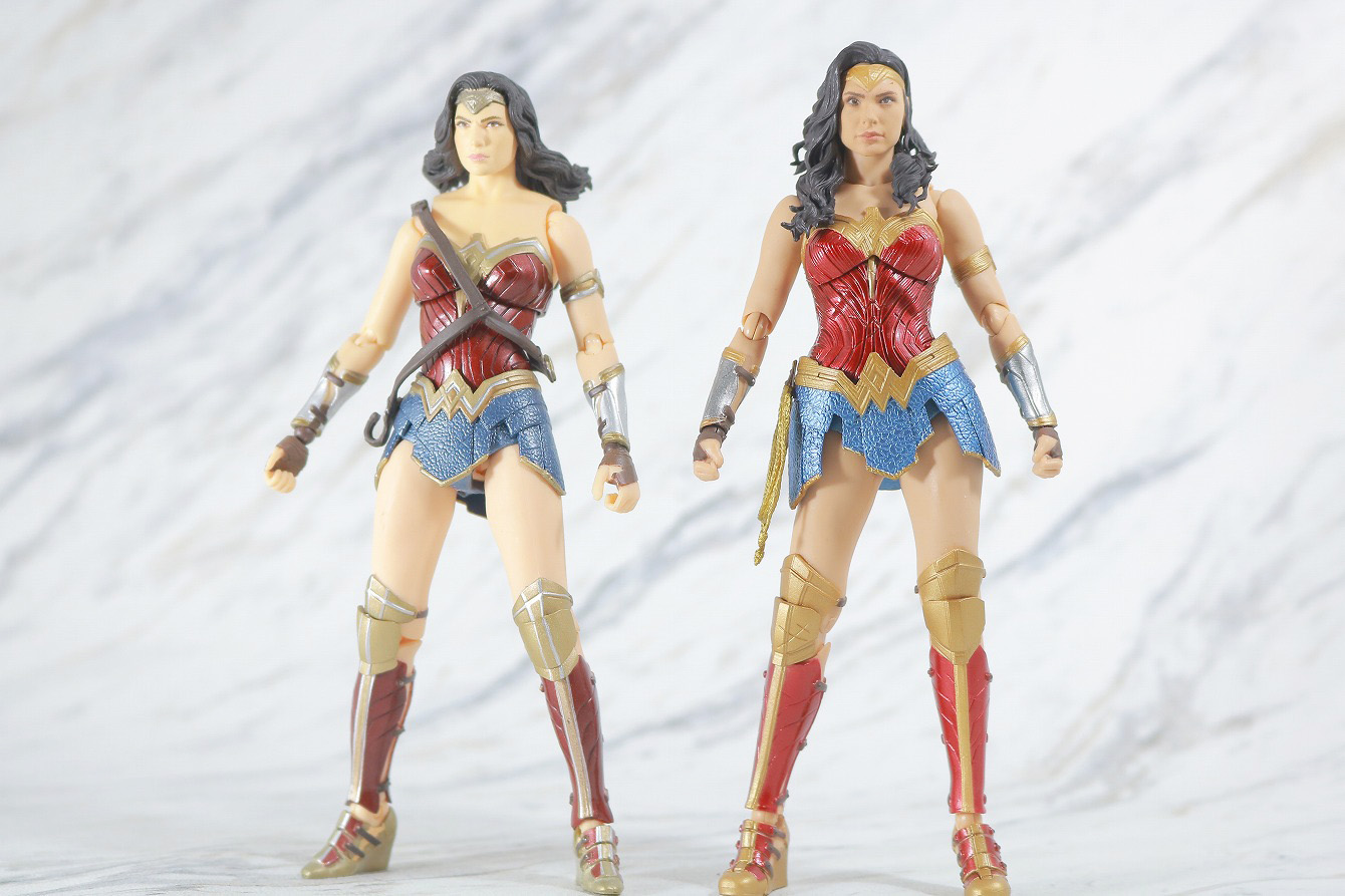 S.H.フィギュアーツ　ワンダーウーマン　WW84　レビュー　全身　MAFEX　比較