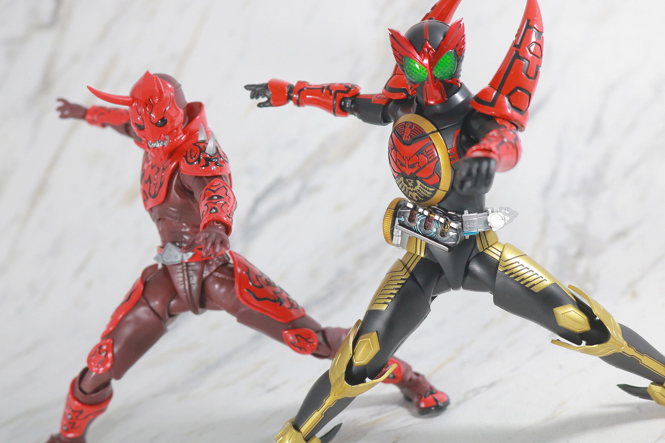 S.H.フィギュアーツ　仮面ライダーオーズ　タマシーコンボ　真骨彫製法　レビュー　アクション　モモタロス