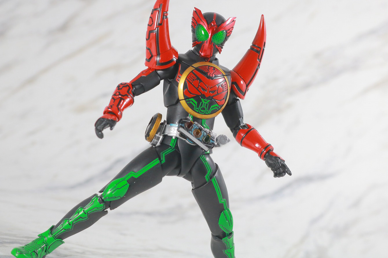 S.H.フィギュアーツ　仮面ライダーオーズ　タマシーコンボ　真骨彫製法　レビュー　アクション　コンボチェンジギミック　タマバ