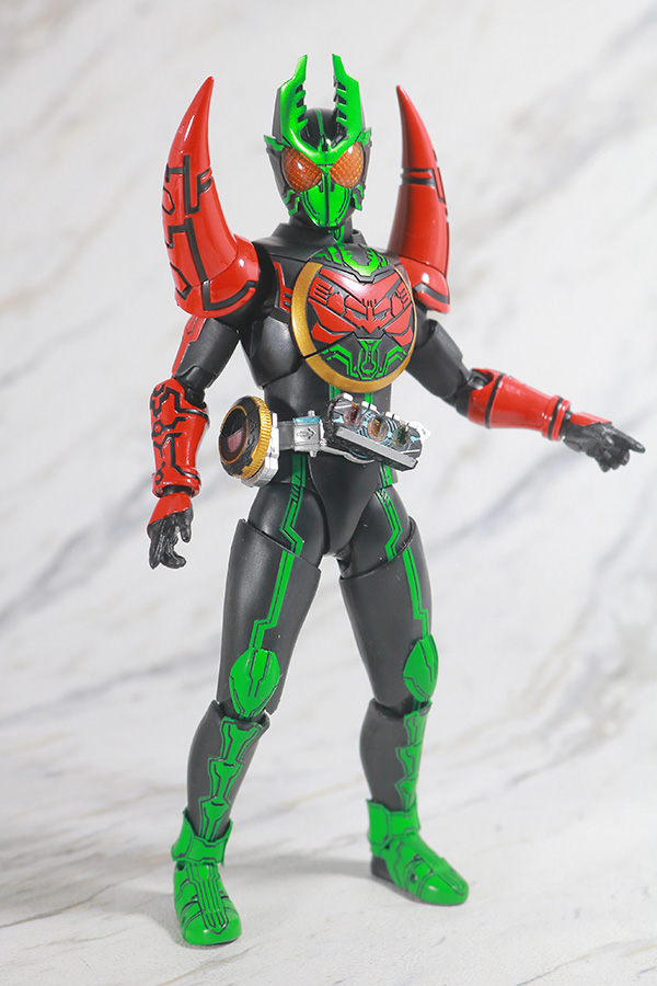 S.H.フィギュアーツ　仮面ライダーオーズ　タマシーコンボ　真骨彫製法　レビュー　アクション　コンボチェンジギミック　ガタマバ