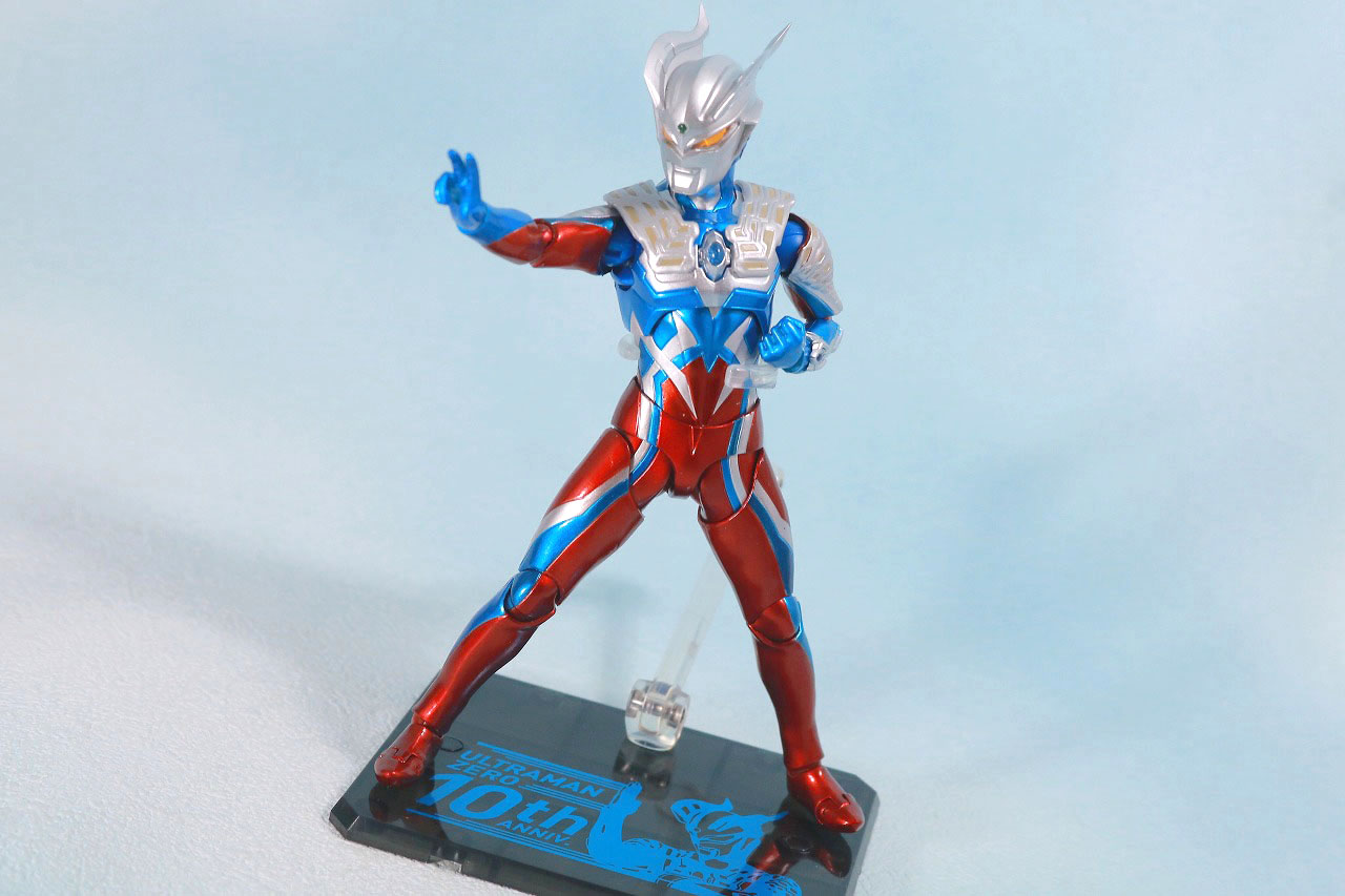 S.H.フィギュアーツ　ウルトラマンゼロ 10th Anniversary スペシャルカラーVer.　レビュー　アクション