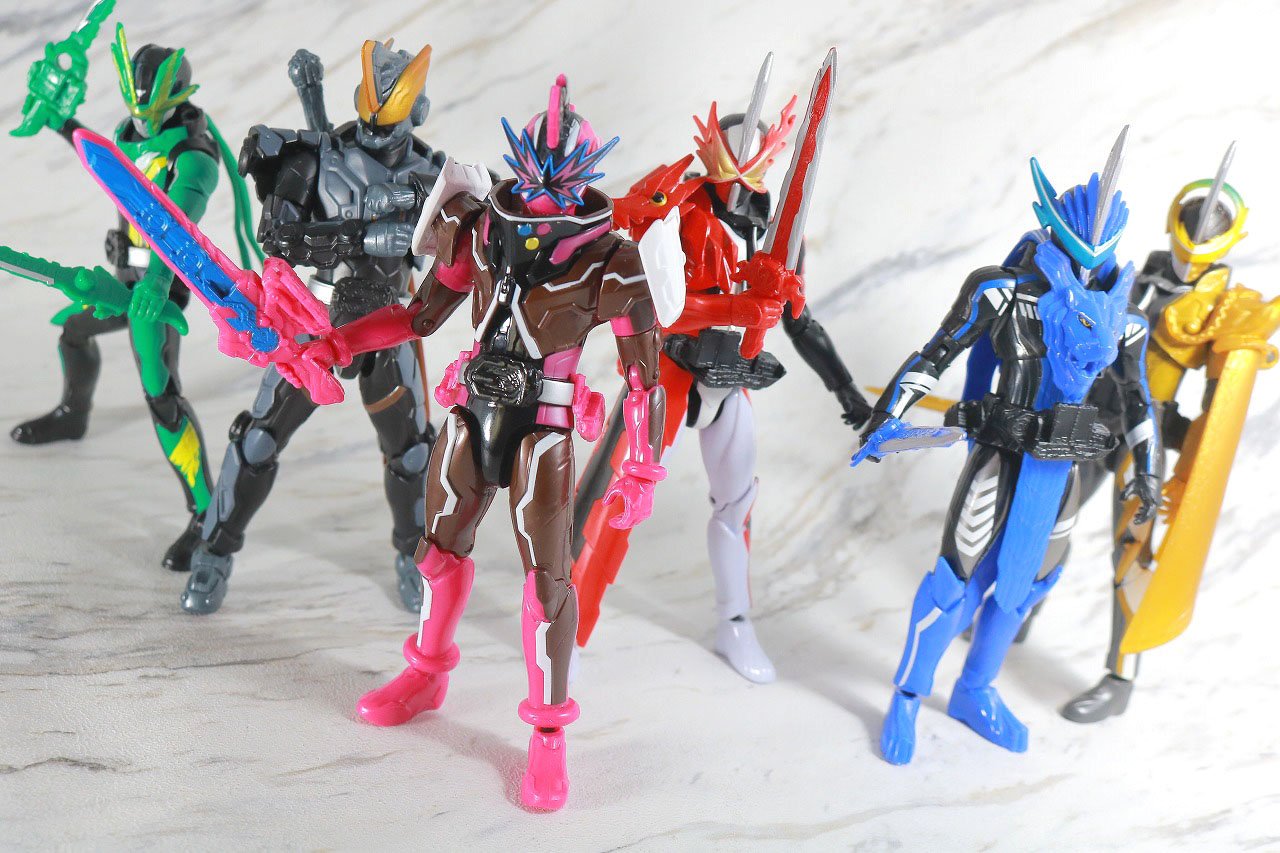 RKF　仮面ライダースラッシュ ヘンゼルナッツとグレーテル＆ヘンゼルブレーメンフォームチェンジセット　レビュー　アクション　セイバー　ブレイズ　エスパーダ　剣斬　バスター