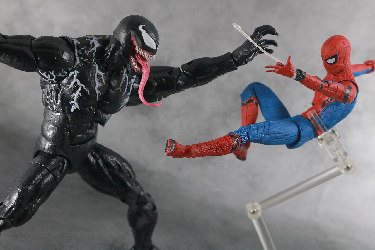 マーベルレジェンド　ヴェノム　映画　レビュー　アクション　MAFEX　スパイダーマン