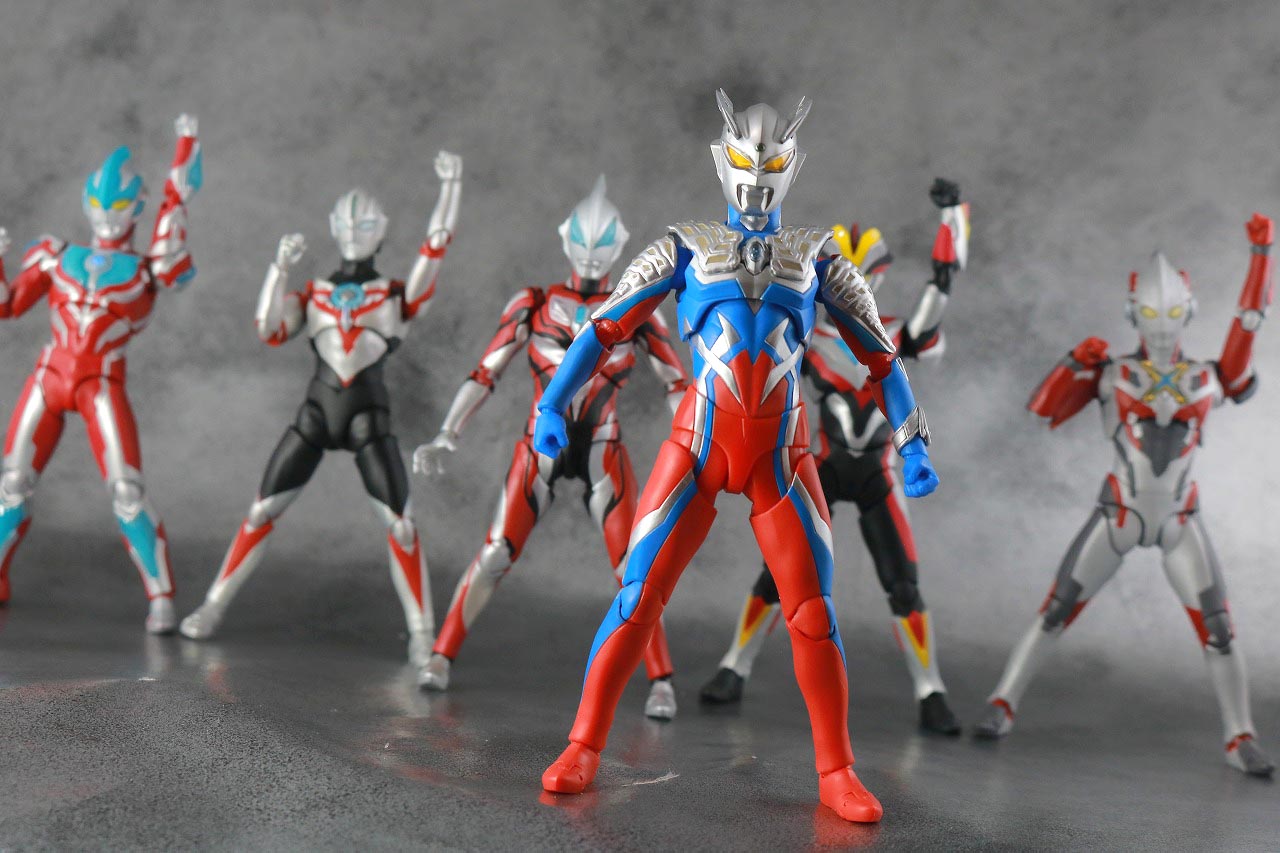 S.H.フィギュアーツ　ウルトラマンゼロビヨンド　ギャラクシーグリッター　レビュー　アクション　ギンガ　ビクトリー　オーブ　エックス