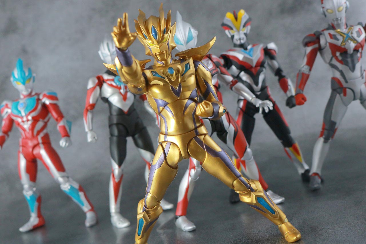 S.H.フィギュアーツ　ウルトラマンゼロビヨンド　ギャラクシーグリッター　レビュー　アクション　ジード　ギンガ　ビクトリー　オーブ　エックス