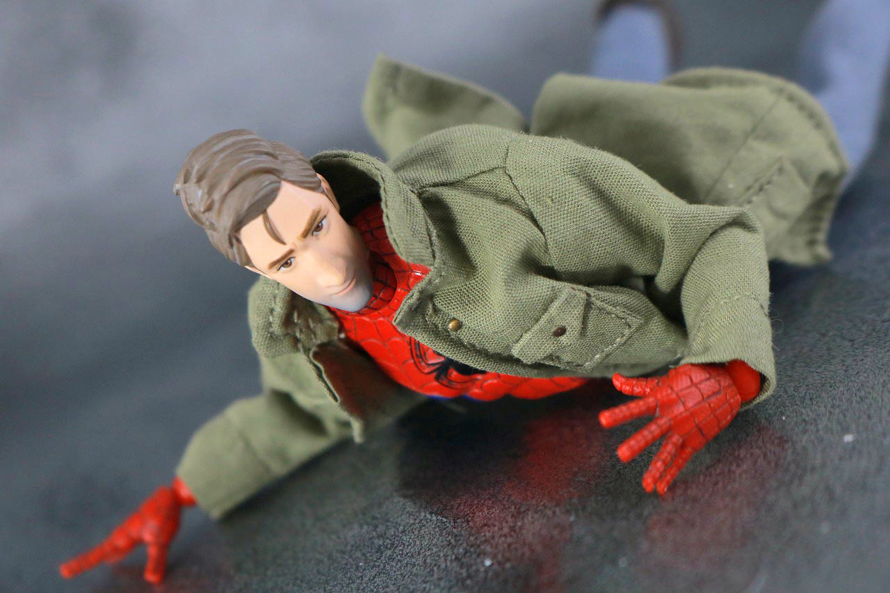 MAFEX　スパイダーマン　ピーター・B・パーカー　レビュー　アクション