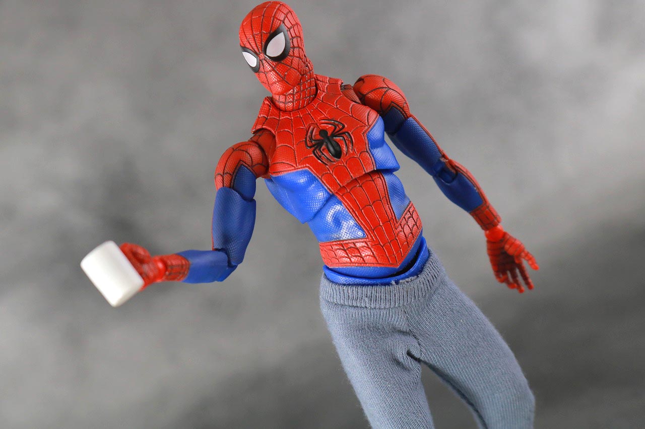 MAFEX　スパイダーマン　ピーター・B・パーカー　レビュー　アクション