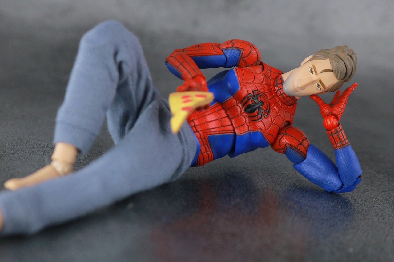 MAFEX　スパイダーマン　ピーター・B・パーカー　レビュー　アクション