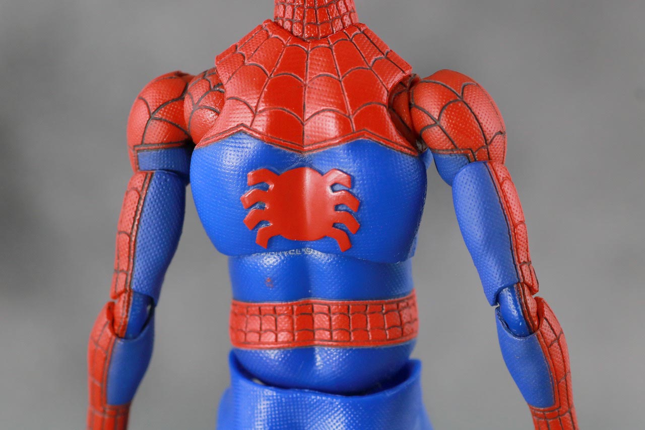 MAFEX　スパイダーマン　ピーター・B・パーカー　レビュー　本体　スーツ