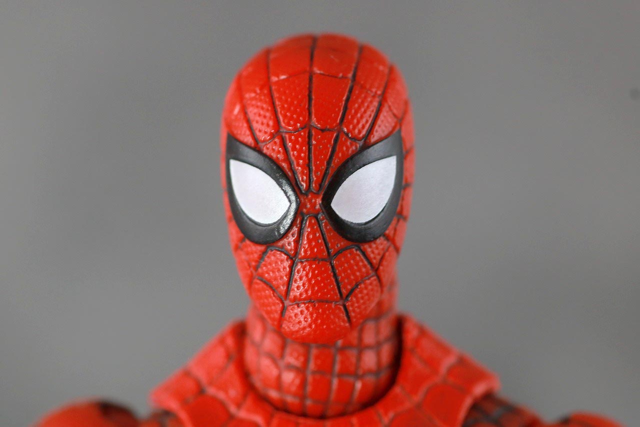 MAFEX　スパイダーマン　ピーター・B・パーカー　レビュー　本体　スーツ