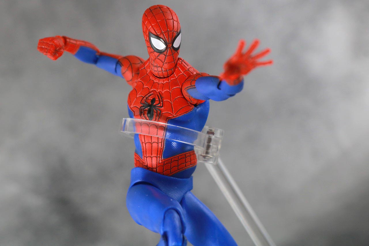 MAFEX　スパイダーマン　ピーター・B・パーカー　レビュー　アクション