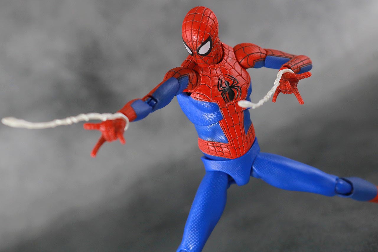 MAFEX　スパイダーマン　ピーター・B・パーカー　レビュー　アクション