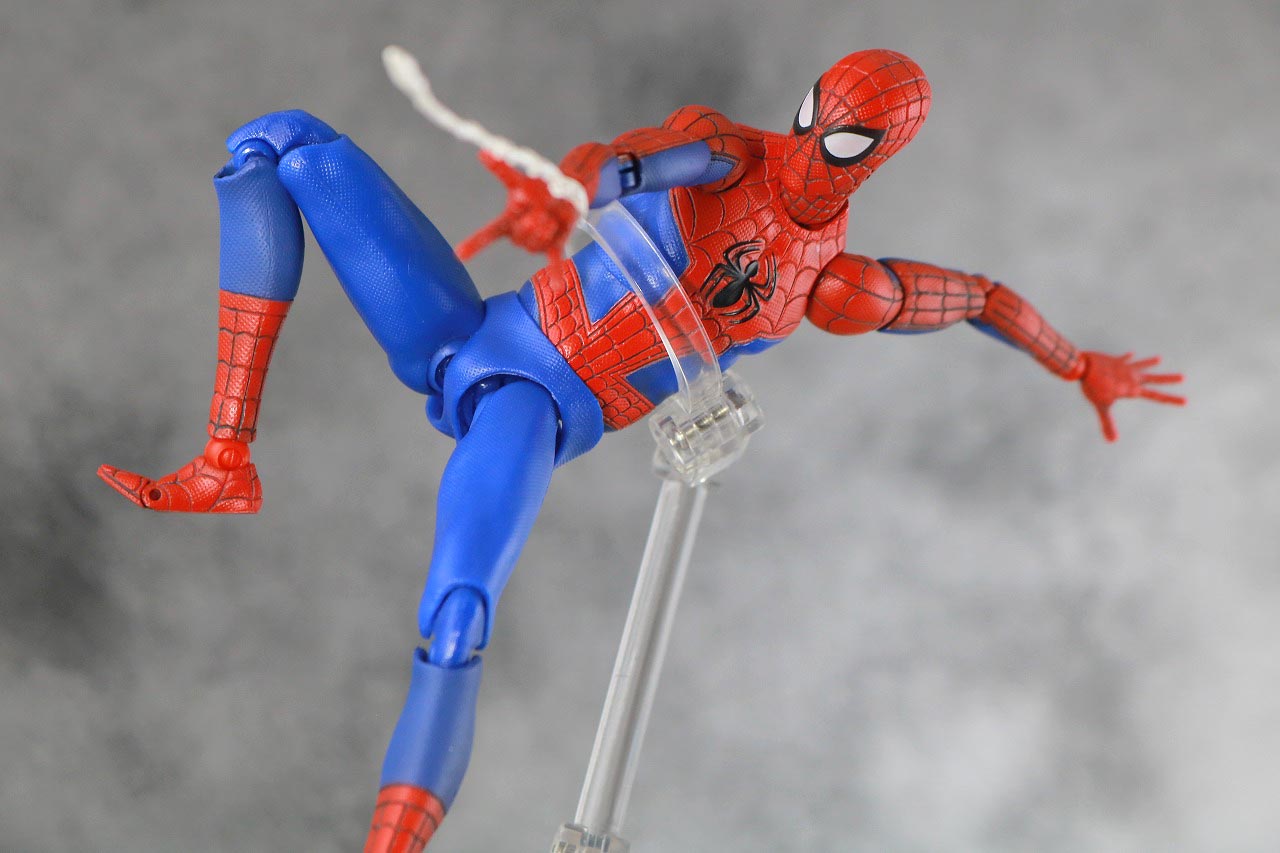 MAFEX　スパイダーマン　ピーター・B・パーカー　レビュー　アクション