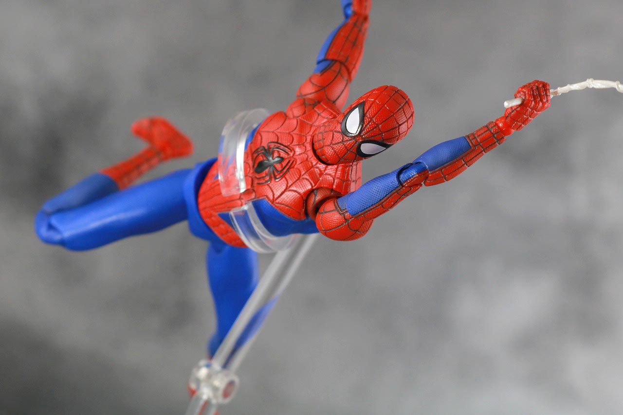 MAFEX　スパイダーマン　ピーター・B・パーカー　レビュー　アクション