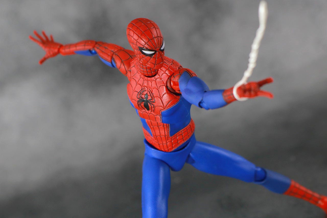 MAFEX　スパイダーマン　ピーター・B・パーカー　レビュー　アクション