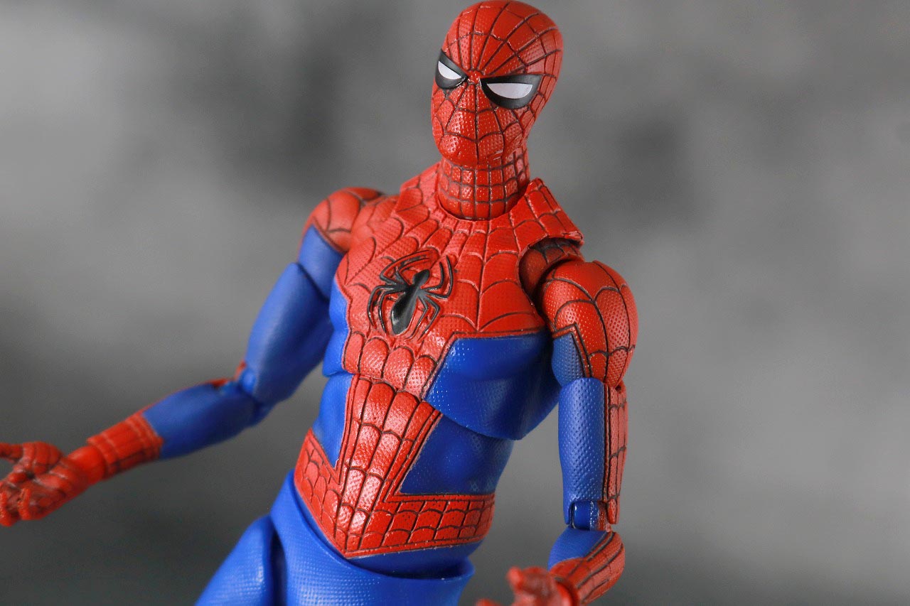 MAFEX　スパイダーマン　ピーター・B・パーカー　レビュー　アクション