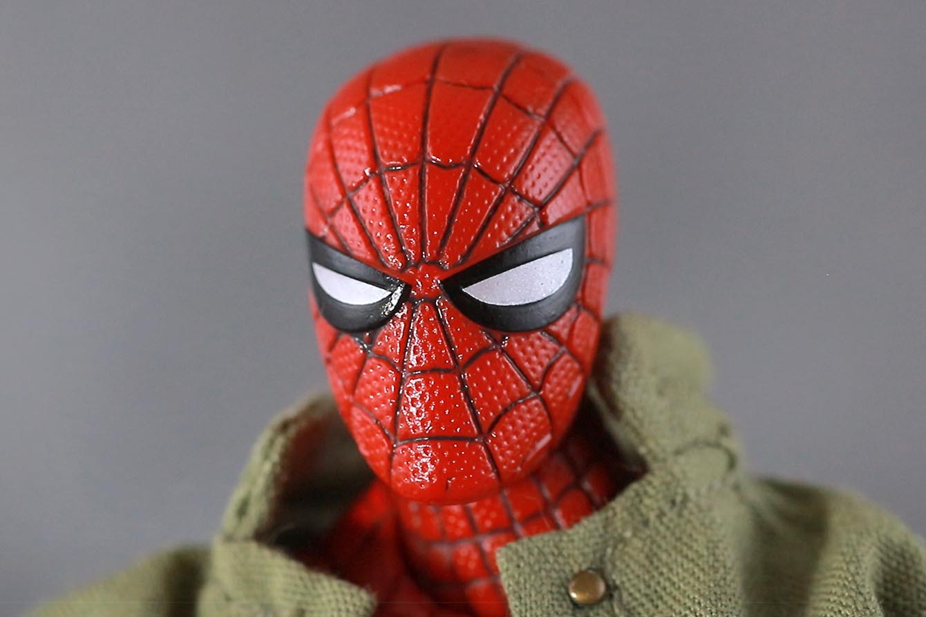 MAFEX　スパイダーマン　ピーター・B・パーカー　レビュー　付属品　差し替えマスクヘッド