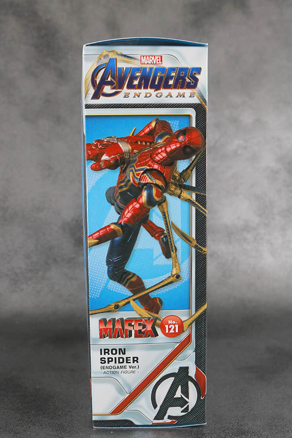 MAFEX アイアン・スパイダー　アベンジャーズ／エンドゲーム　レビュー　パッケージ