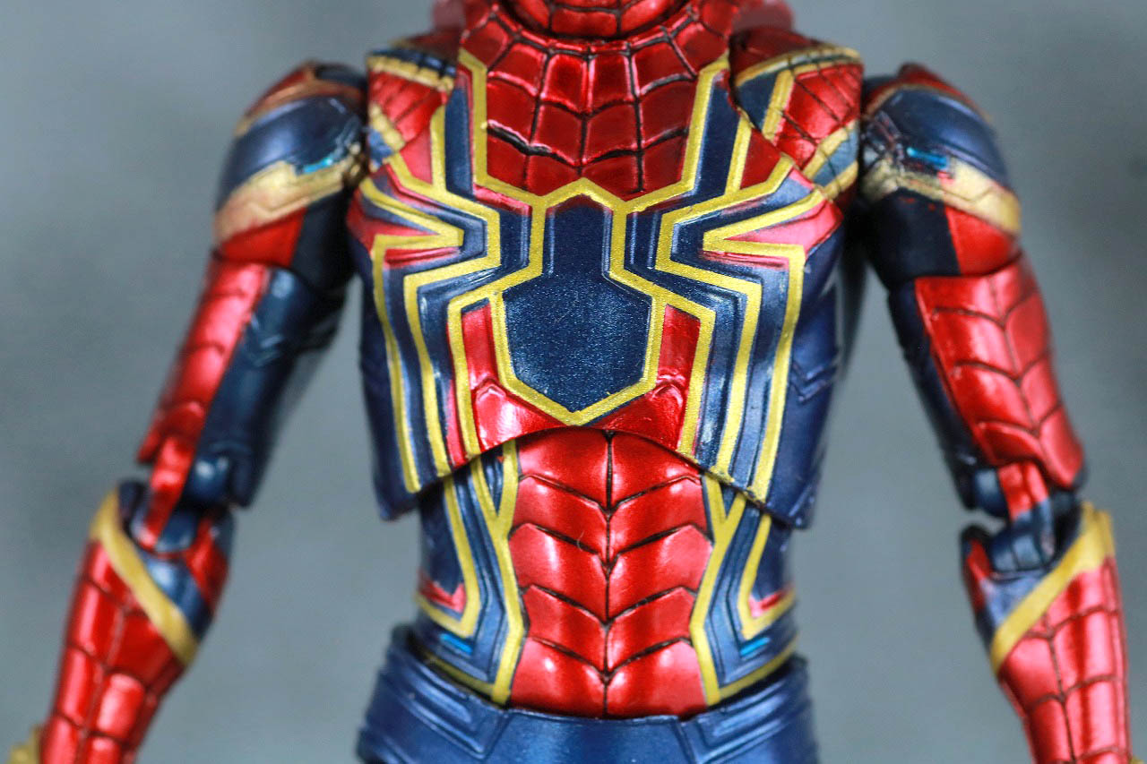 MAFEX アイアン・スパイダー　アベンジャーズ／エンドゲーム　レビュー　本体