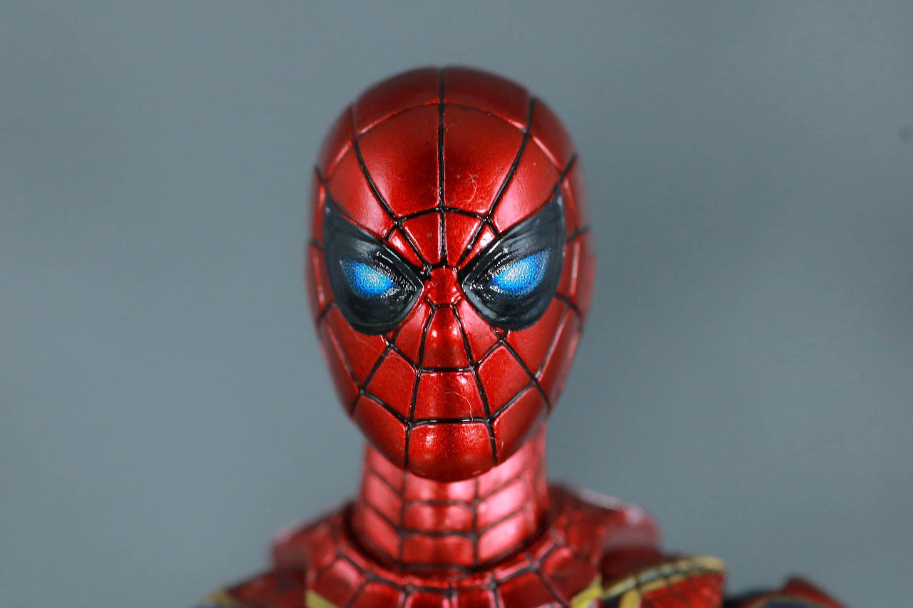 MAFEX アイアン・スパイダー　アベンジャーズ／エンドゲーム　レビュー　付属品　差し替えヘッド