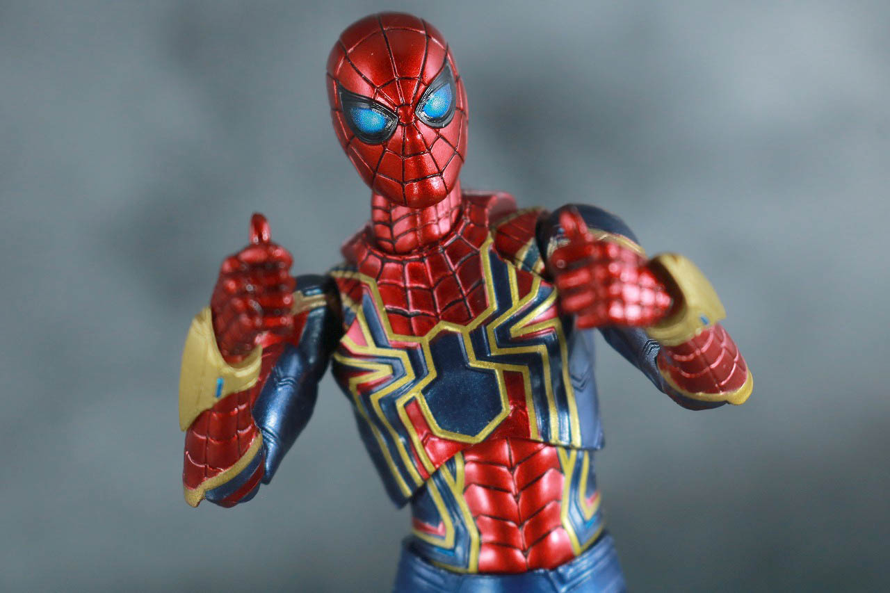 MAFEX アイアン・スパイダー　アベンジャーズ／エンドゲーム　レビュー　アクション