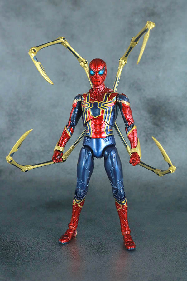 MAFEX アイアン・スパイダー　アベンジャーズ／エンドゲーム　レビュー　付属品　ピンサー