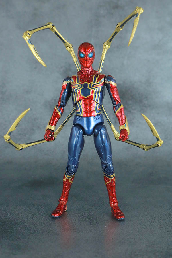 MAFEX アイアン・スパイダー　アベンジャーズ／エンドゲーム　レビュー　付属品　ピンサー