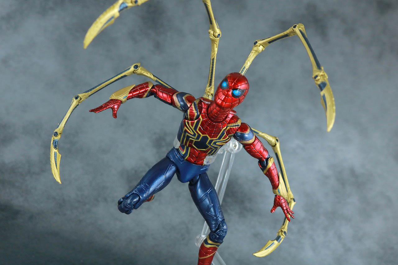 MAFEX アイアン・スパイダー　アベンジャーズ／エンドゲーム　レビュー　アクション