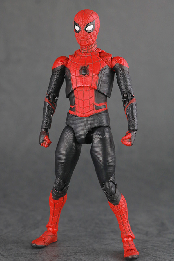 MAFEX　マフェックス　スパイダーマン　アップグレードスーツ　レビュー　本体