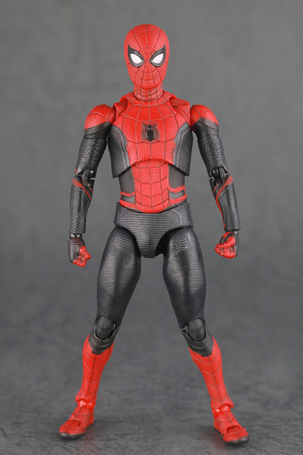 MAFEX　マフェックス　スパイダーマン　アップグレードスーツ　レビュー　本体