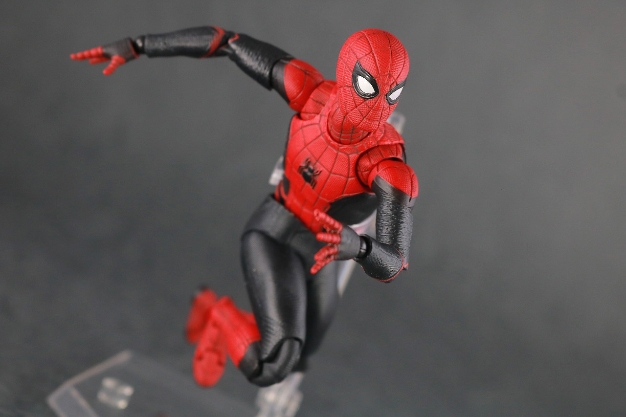 MAFEX　マフェックス　スパイダーマン　アップグレードスーツ　レビュー　アクション　