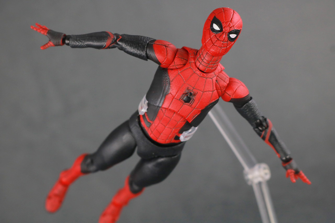 MAFEX　マフェックス　スパイダーマン　アップグレードスーツ　レビュー　アクション　