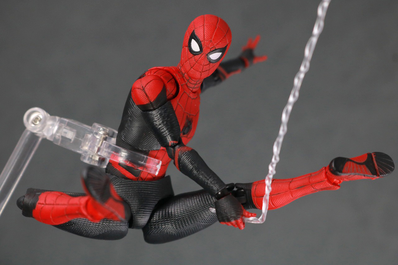 MAFEX　マフェックス　スパイダーマン　アップグレードスーツ　レビュー　アクション　