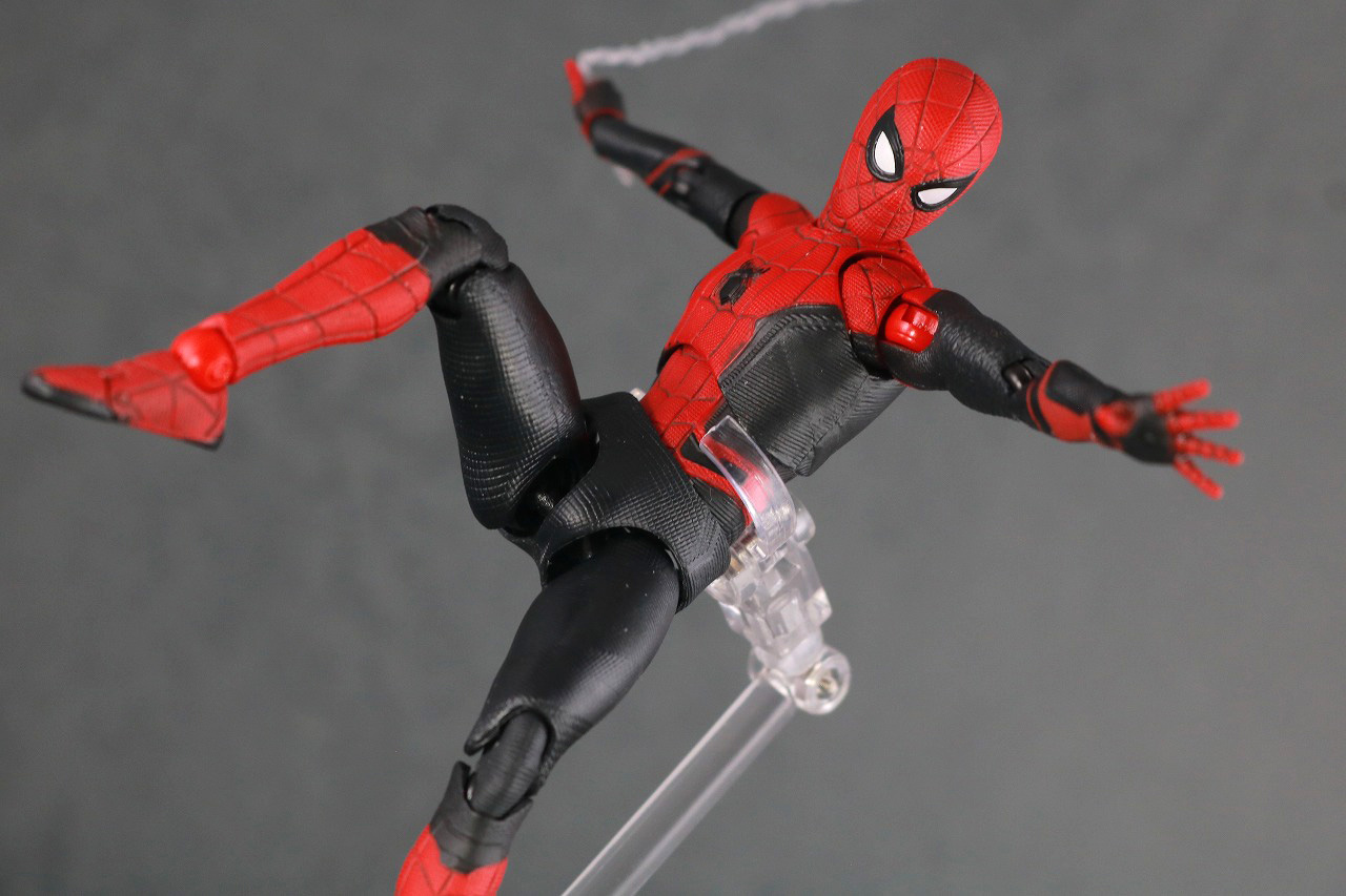 MAFEX　マフェックス　スパイダーマン　アップグレードスーツ　レビュー　アクション　