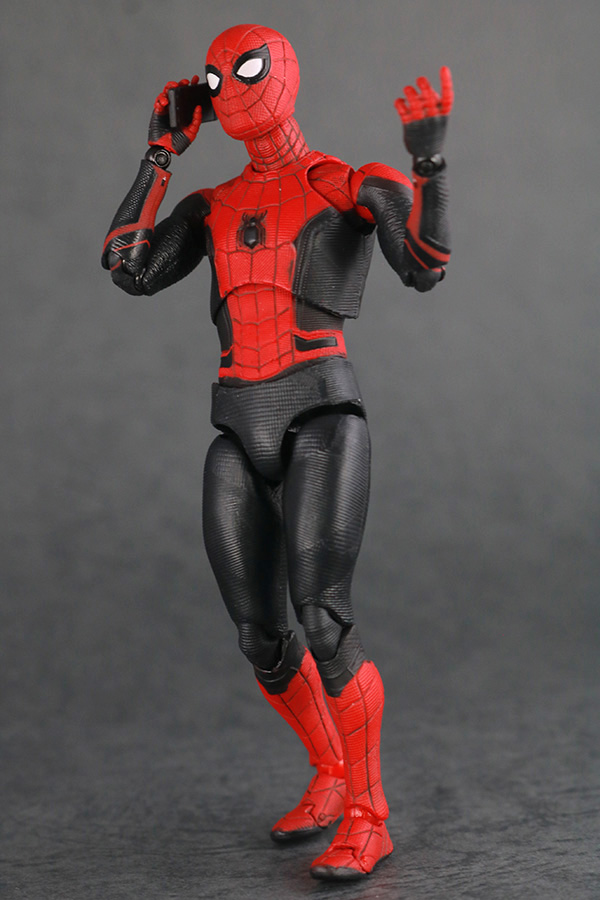 MAFEX　マフェックス　スパイダーマン　アップグレードスーツ　レビュー　アクション　