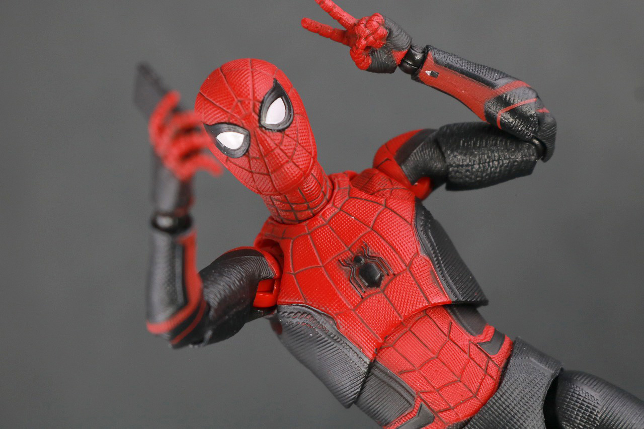 MAFEX　マフェックス　スパイダーマン　アップグレードスーツ　レビュー　アクション　