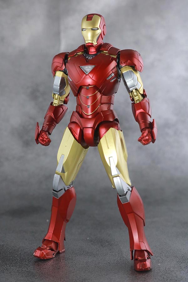 S.H.フィギュアーツ　アイアンマン マーク6　BATTLE DAMAGE EDITION　アベンジャーズ　レビュー　本体