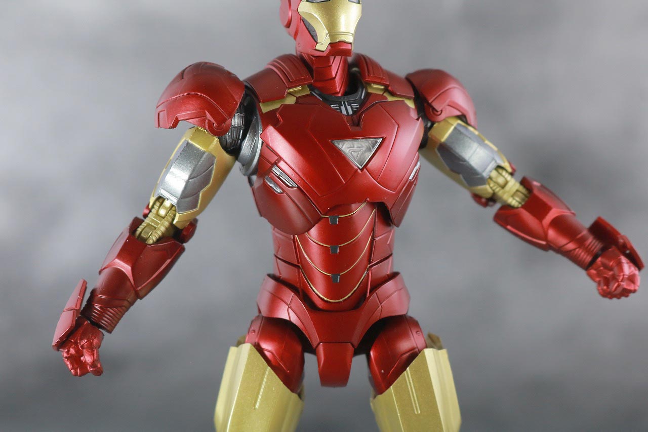 S.H.フィギュアーツ　アイアンマン マーク6　BATTLE DAMAGE EDITION　アベンジャーズ　レビュー　可動範囲