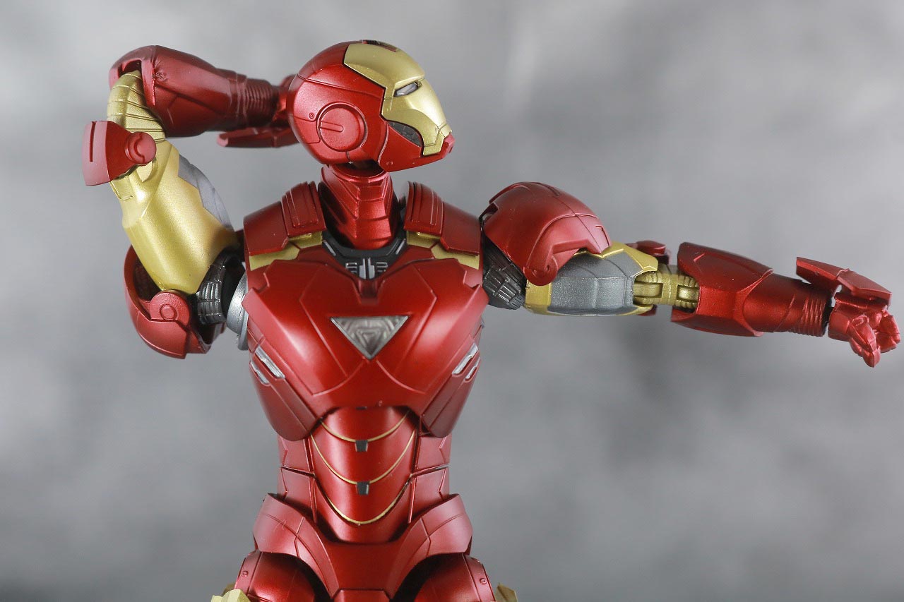 S.H.フィギュアーツ　アイアンマン マーク6　BATTLE DAMAGE EDITION　アベンジャーズ　レビュー　可動範囲