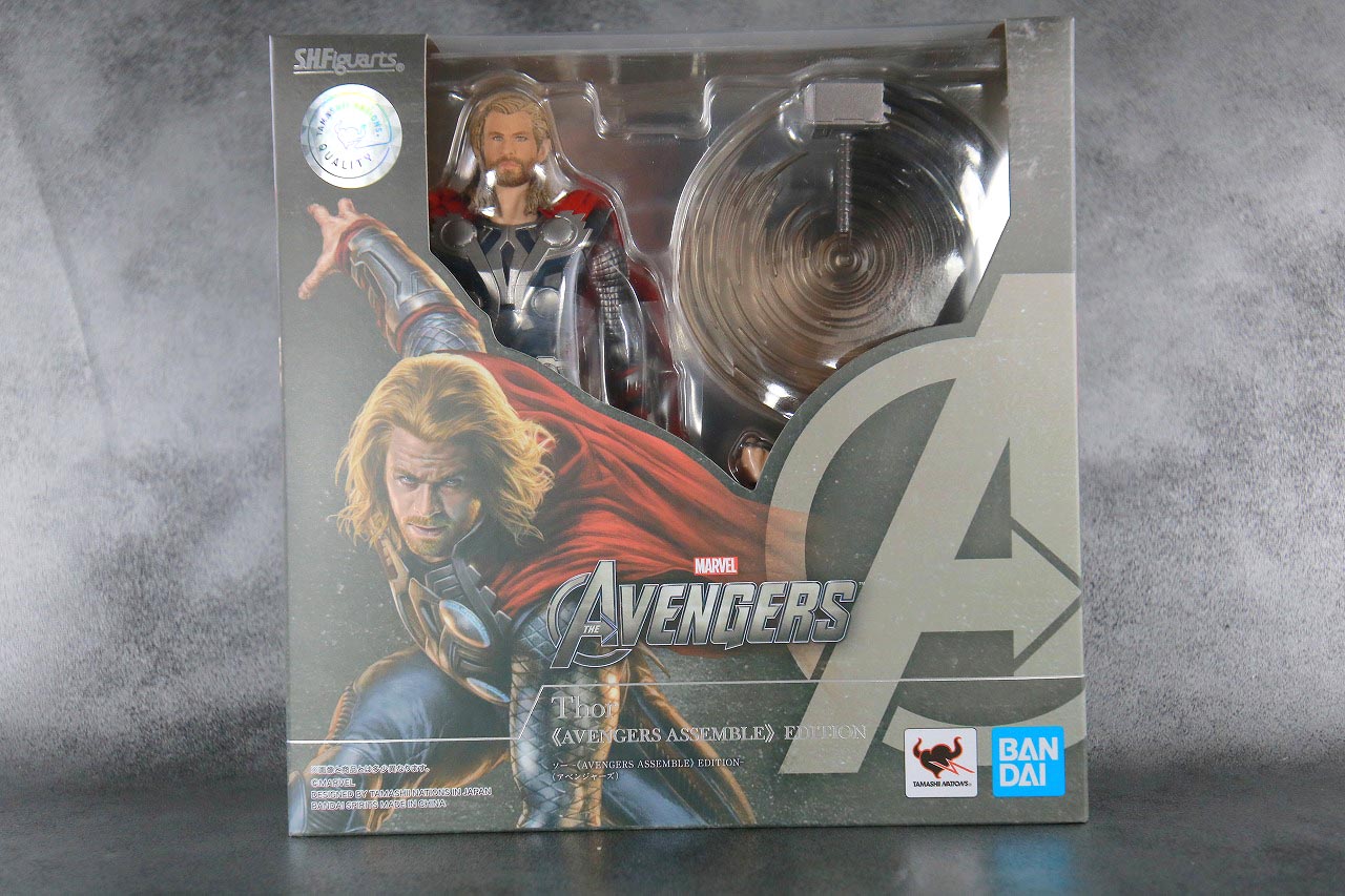 S.H.フィギュアーツ　ソー　AVENGERS ASSEMBLE EDITION　レビュー　アベンジャーズ　パッケージ