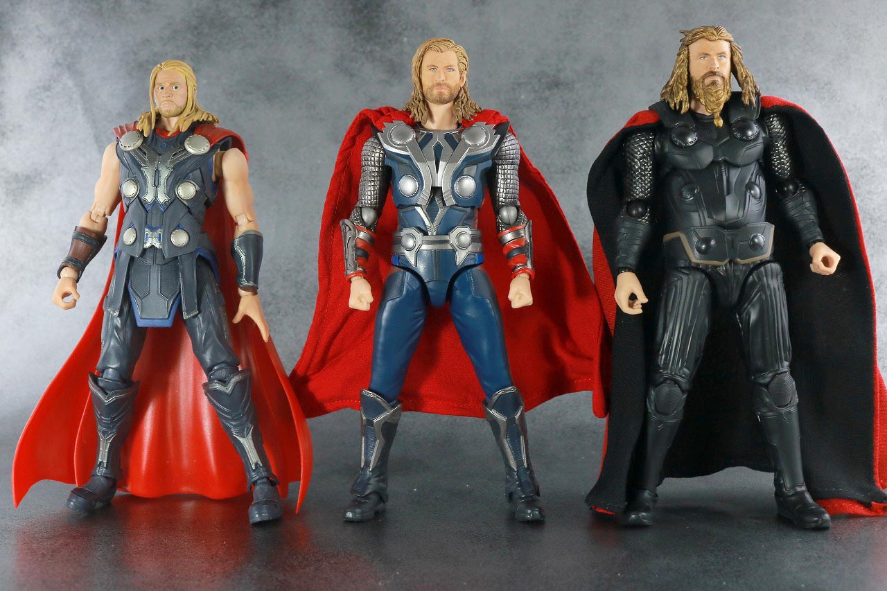 S.H.フィギュアーツ　ソー　AVENGERS ASSEMBLE EDITION　レビュー　アベンジャーズ　本体　比較