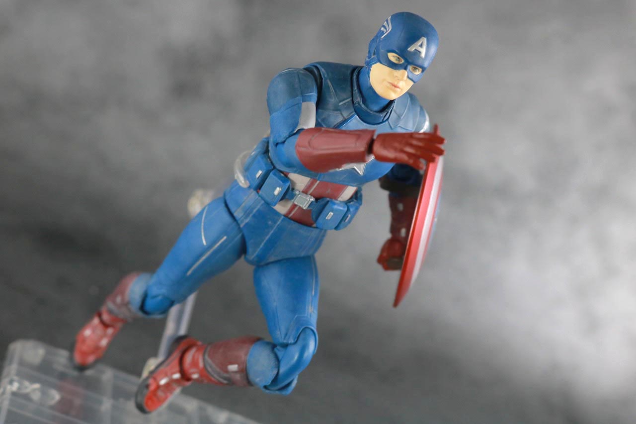 S.H.フィギュアーツ　キャプテンアメリカ　AVENGERS ASSEMBLE　EDITION　レビュー　アクション