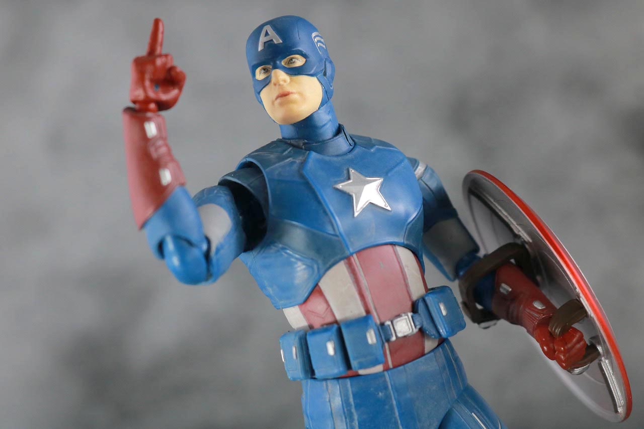 S.H.フィギュアーツ　キャプテンアメリカ　AVENGERS ASSEMBLE　EDITION　レビュー　アクション