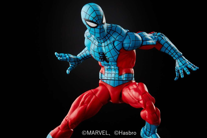 マーベルレジェンド新作！ブルーのスパイダーマン「ウェブマン」がレトロパッケージで商品化！