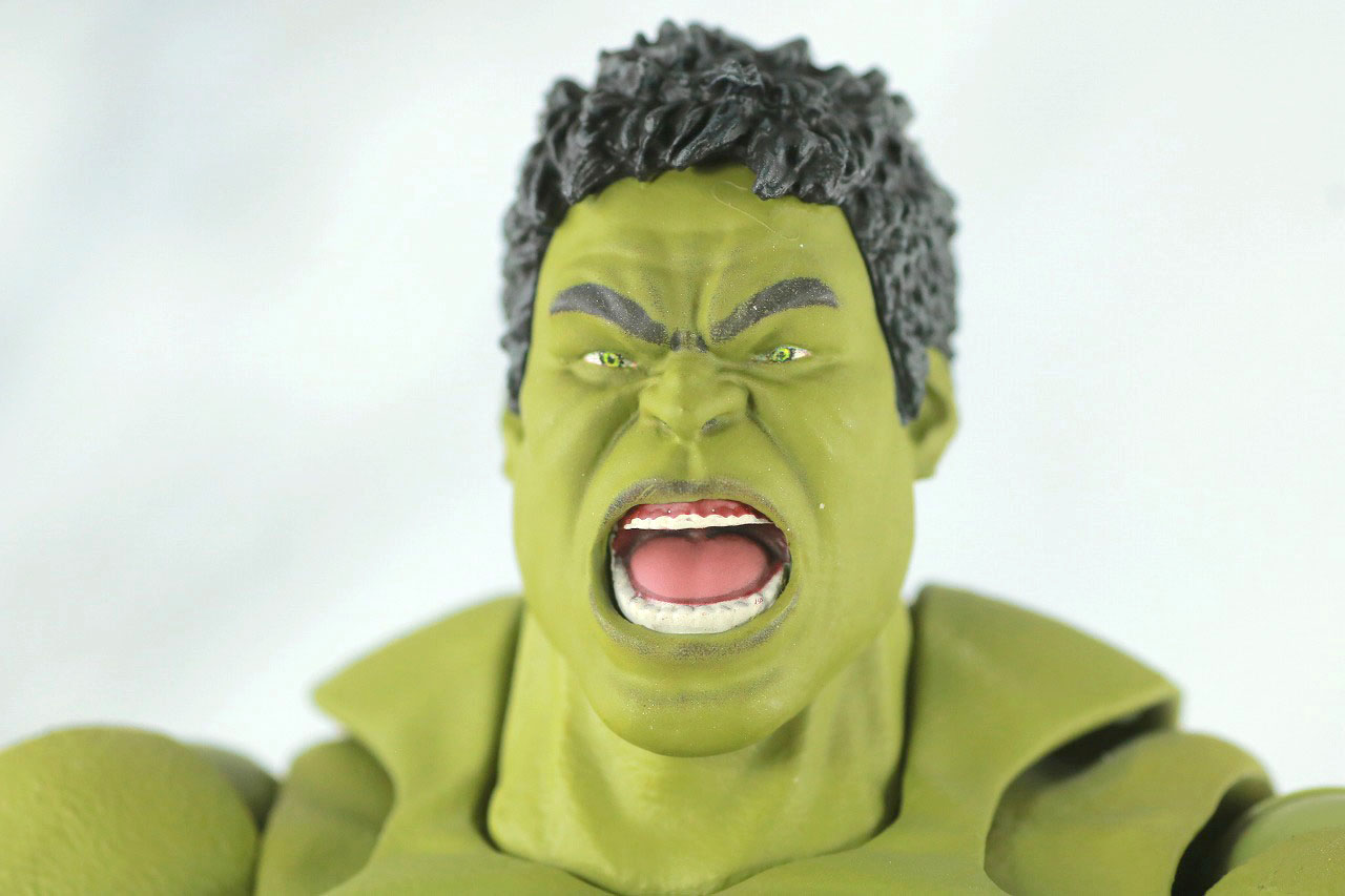 S.H.フィギュアーツ　ハルク　AVENGERS ASSEMBLE EDITION　レビュー　付属品　差し替えヘッド　叫び